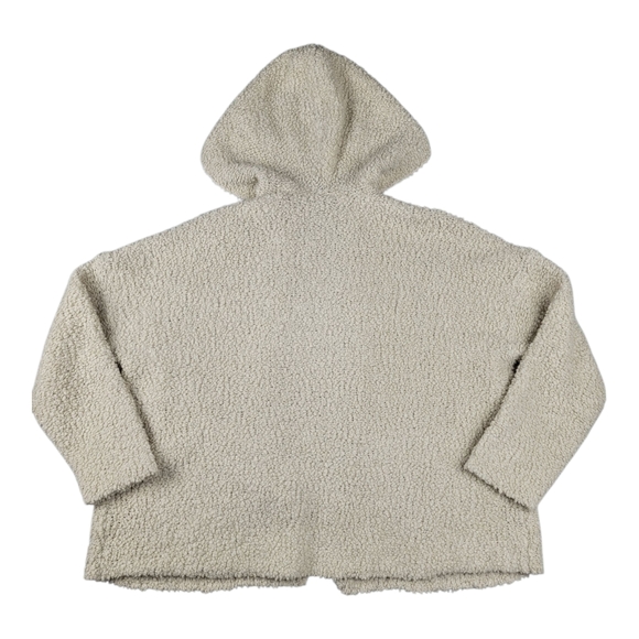 NWOT Eileen Fisher Women's Hooded Cardigan Beige Wool Blend Size L Large - Picture 8 of 8